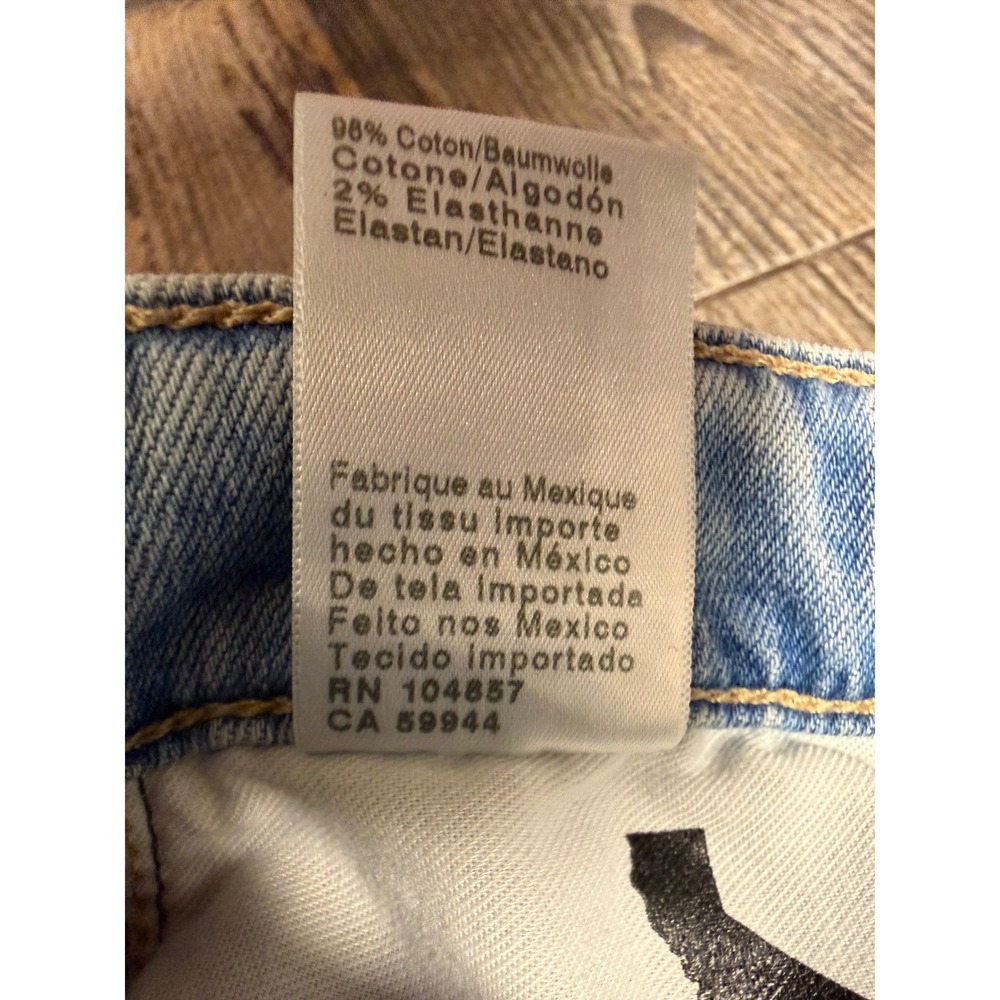 AG Adriano Goldschmied Farrah Boot High Rise Light Wash Fray Hem Jeans 28R Flare - Picture 6 of 12